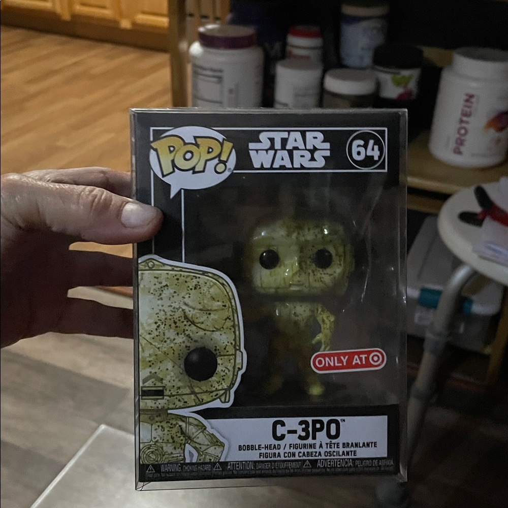 Funko POP  Star Wars C-3PO #64 bubble head Gold Exclusive
